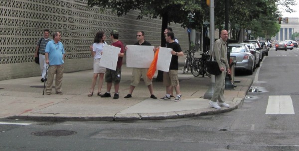 counter-protesters