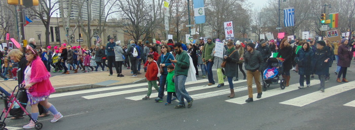 Women's March in Philadelphia