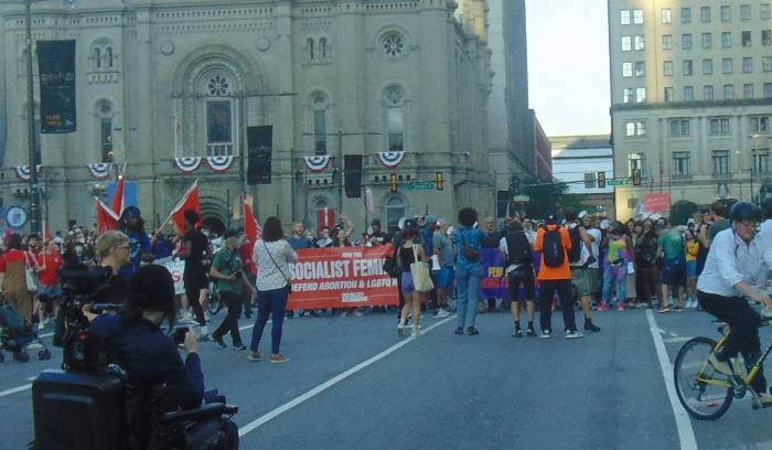 about to start marching